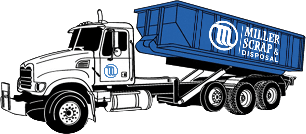 Miller Scrap Disposal Truck Logo